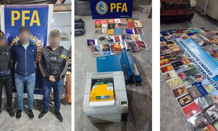 San Isidro - Cayó imprenta distribuidora de propaganda nazi